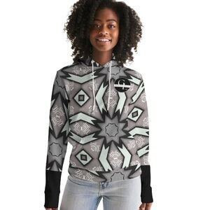 Geometric Patterned Hoodie